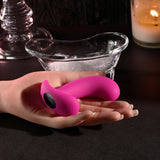 Selopa HOOKING UP - Pink 9.5 cm USB Rechargeable Vibrator with Wireless Remote - Image 7