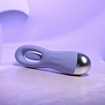 Selopa IN A FLAP - Purple 15 cm USB Rechargeable Flicking Stimulator