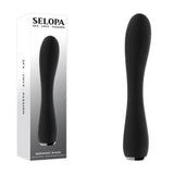 Selopa MIDNIGHT MAGIC - Black 20.2 cm USB Rechargeable Vibrator - Image 1
