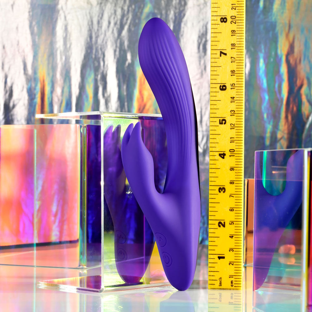 Selopa POSEABLE BUNNY - Purple 21 cm Poseable Rabbit Vibrator