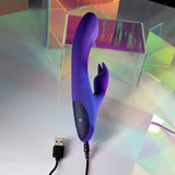 Selopa POSEABLE BUNNY - Purple 21 cm USB Rechargeable Poseable Rabbit Vibrator - Image 9