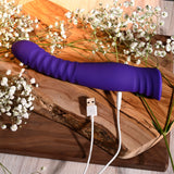 Selopa TRIXXXIE - Purple 22.2 cm USB Rechargeable Vibrator - Image 8
