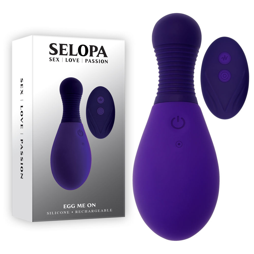 Selopa EGG ME ON - Purple 10 cm Egg