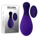 Selopa EGG ME ON - Purple 10 cm USB Rechargeable Egg with Wireless Remote - Image 1