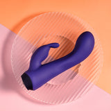 Selopa PLUM JOB - Purple 13.5 cm USB Rechargeable Rabbit Vibrator - Image 5