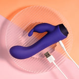 Selopa PLUM JOB - Purple 13.5 cm USB Rechargeable Rabbit Vibrator - Image 9