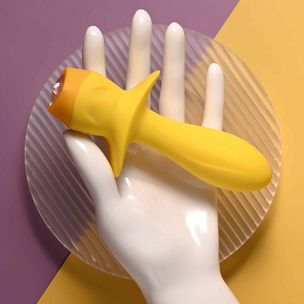 Selopa MELLOW YELLOW 13.5 cm USB Rechargeable Vibrating Anal Plug