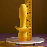 Selopa MELLOW YELLOW - Yellow 13.5 cm USB Rechargeable Vibrating Anal Plug - Image 7