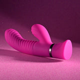 Selopa NEXT WAVE - Pink 16.4 cm USB Rechargeable Dual Vibrator - Image 6