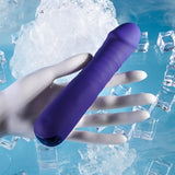 Selopa AMBITION - Purple 17 cm USB Rechargeable Thrusting Vibrator - Image 7