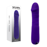Selopa AMBITION - Purple 17 cm USB Rechargeable Thrusting Vibrator - Image 1