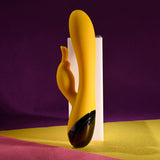 Selopa BUZZZ BUNNY - Yellow 19.7 cm USB Rechargeable Rabbit Vibrator - Image 3