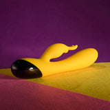Selopa BUZZZ BUNNY - Yellow 19.7 cm USB Rechargeable Rabbit Vibrator - Image 5