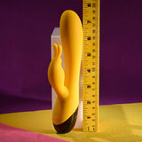 Selopa BUZZZ BUNNY - Yellow 19.7 cm USB Rechargeable Rabbit Vibrator - Image 8