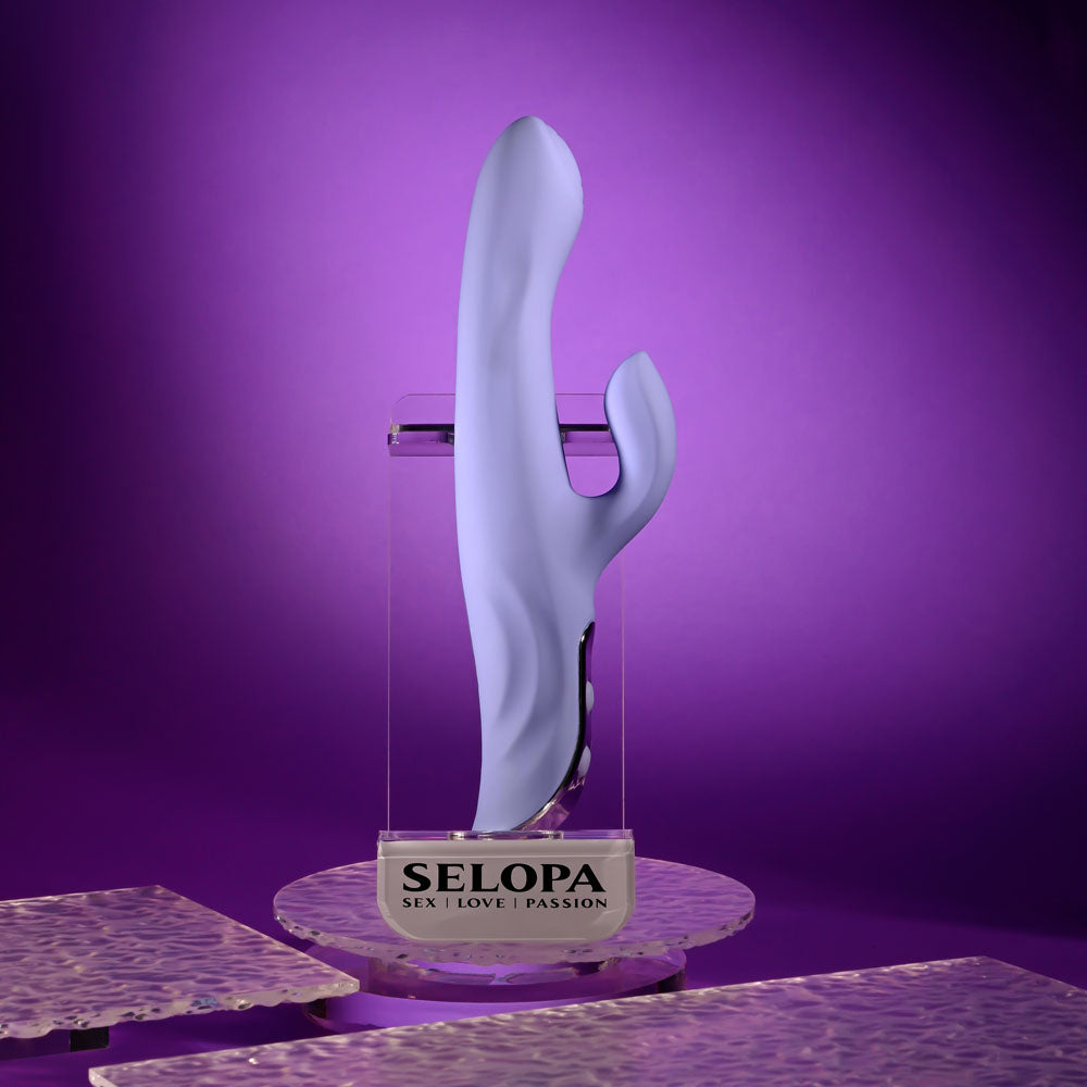 Evolved LAVENDER LOVE - Purple 23.3 cm Rabbit Vibrator