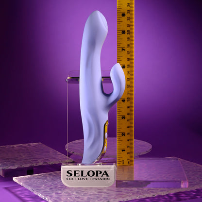 Evolved LAVENDER LOVE - Purple 23.3 cm Rabbit Vibrator