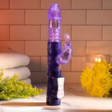 Selopa BUNNY THRUSTER - Purple 24.8 cm Thrusting Rabbit Vibrator - Image 2