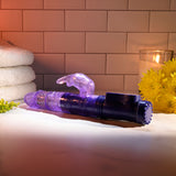 Selopa BUNNY THRUSTER - Purple 24.8 cm Thrusting Rabbit Vibrator - Image 5