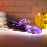 Selopa BUNNY THRUSTER - Purple 24.8 cm Thrusting Rabbit Vibrator - Image 6