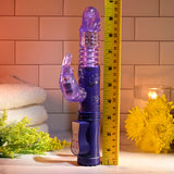 Selopa BUNNY THRUSTER - Purple 24.8 cm Thrusting Rabbit Vibrator - Image 8