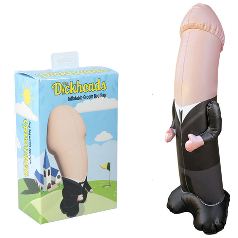 S-LINE The Dickheads - Groom Bop Bag - 100 cm Inflatable Penis Punching Bag - Image 1