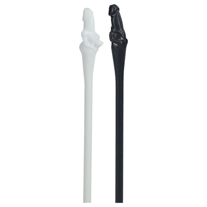 S-LINE The Dickheads - Couples Straws Black/White - Black/White