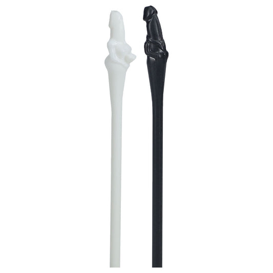 S-LINE The Dickheads - Couples Straws Black/White - Black/White