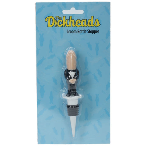 S-LINE The Dickheads - Groom Bottle Stopper - Novelty Wine Bottle Stopper - Image 1