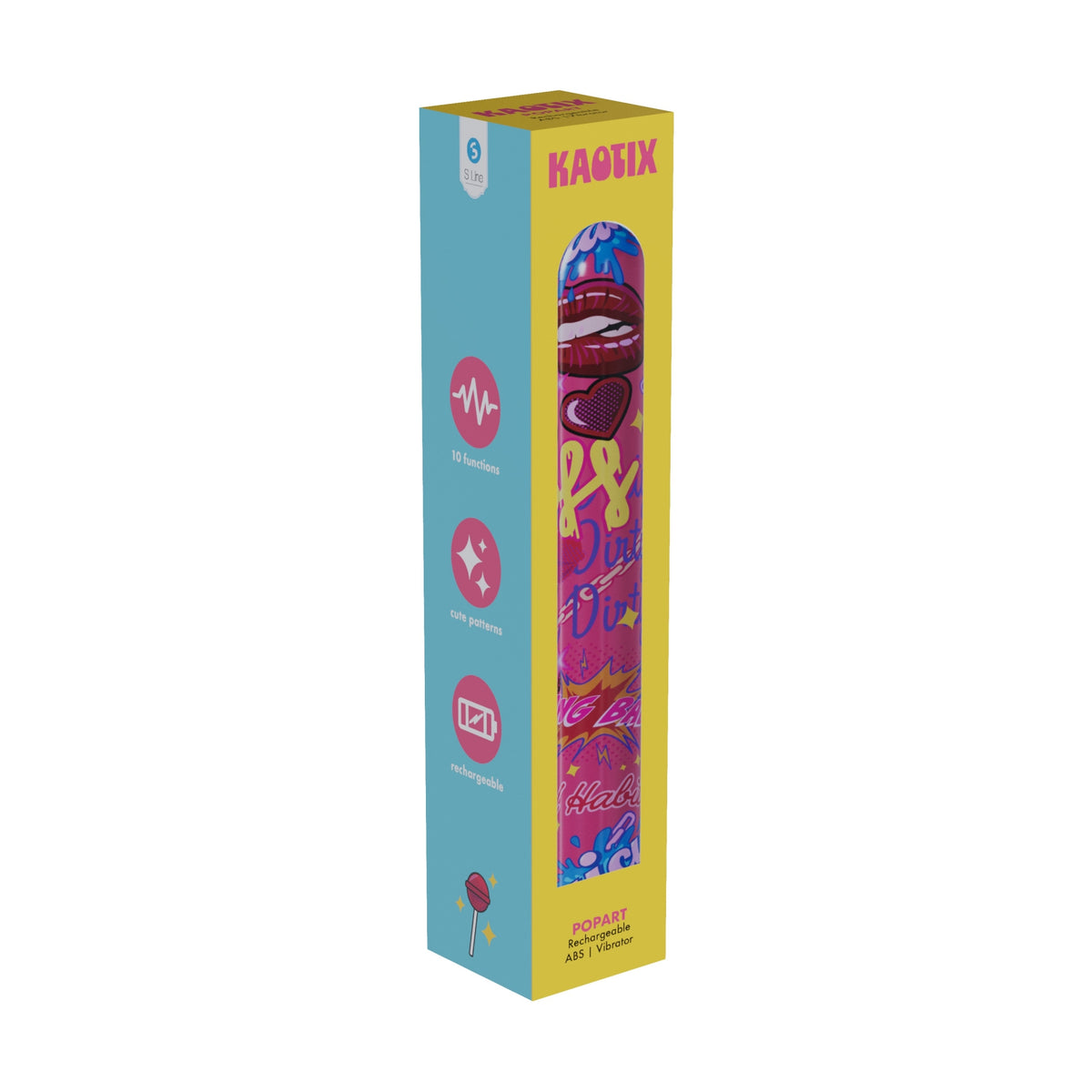 S-LINE Kaotix Display Box - Vibrators - Counter Display of 4 x 5 each