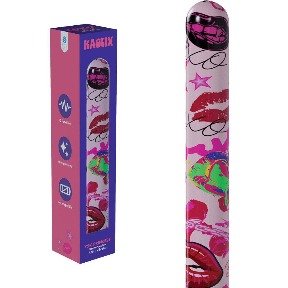 S-LINE Kaotix Y2K Princess - Powder Pink 17.8 cm Vibrator