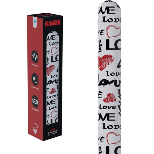 S-LINE Kaotix Love - White 17.8 cm USB Rechargeable Vibrator