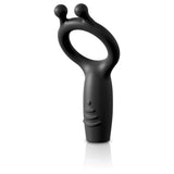 Sir Richards Vibrating Silicone Super C-Ring - Grey USB Rechargeable Vibrating Cock Ring - Image 2