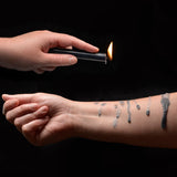 LaCire Drip Pillar Candles - Black - Black Drip Candles - Set of 3 - Image 2