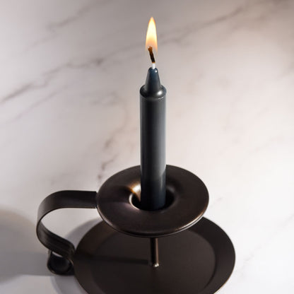 LaCire Drip Pillar Candles - Black Drip Candles - Set of 3