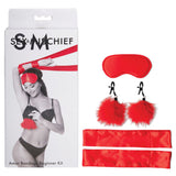 Sex & Mischief Amor Bondage Beginner Kit - Red - 5 Piece Set - Image 1