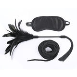 Sex & Mischief Shadow Tie and Tickle Kit - Black Beginners Bondage Kit - Image 3