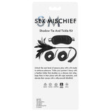 Sex & Mischief Shadow Tie and Tickle Kit - Black Beginners Bondage Kit - Image 9