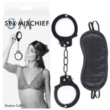 Sex & Mischief Shadow Cuff Kit - Black - 2 Piece Set - Image 1