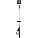 Sex & Mischief Enchanted Crop - Burgundy/Black Riding Crop - Image 1