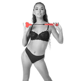Sex & Mischief Amor Crop - Red/Black Heart Crop - Image 6