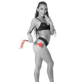 Sex & Mischief Amor Crop - Red/Black Heart Crop - Image 7