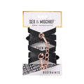 Sex & Mischief Brat Handcuffs - Black/Rose Gold Restraints
