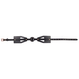 Sex & Mischief Brat Ball Gag - Black/Rose Gold Mouth Restraint - Image 4