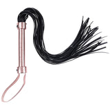 Sex & Mischief Brat Flogger - Rose Gold/Black Flogger - Image 3