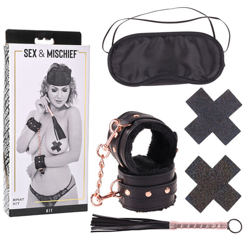 Sex & Mischief Brat Kit - 5 Piece Beginner Bondage Kit - Image 1