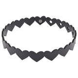 Sex & Mischief Heart Day Collar - Black Collar - Image 2
