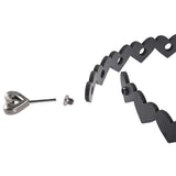 Sex & Mischief Heart Day Collar - Black Collar - Image 5