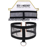 Sex & Mischief Sheer Day Collar - Black Collar - Image 1