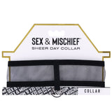 Sex & Mischief Sheer Day Collar - Black Collar - Image 7