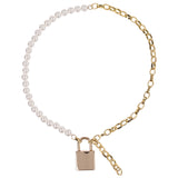 Sex & Mischief Pearl Day Collar - Pearl/Gold Necklace - Image 2